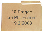 10 Fragen an Pfr. Führer, 19.2.2003 | Quelle: Leipziger Volkszeitung